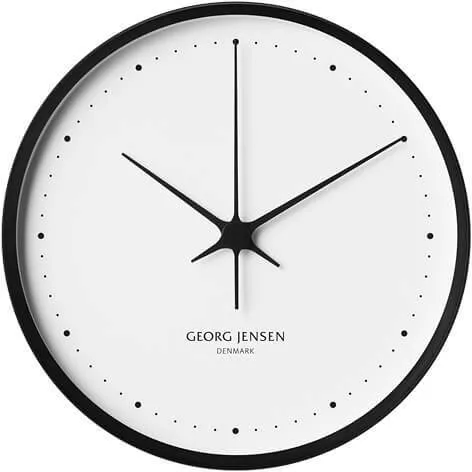 Georg Jensen Henning Koppel ur ø 30 cm - Sort/hvid